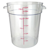 Winco PCRC-22 Food Storage Container 22 Qt. 14-1/2" X 14-3/4" X 15"H