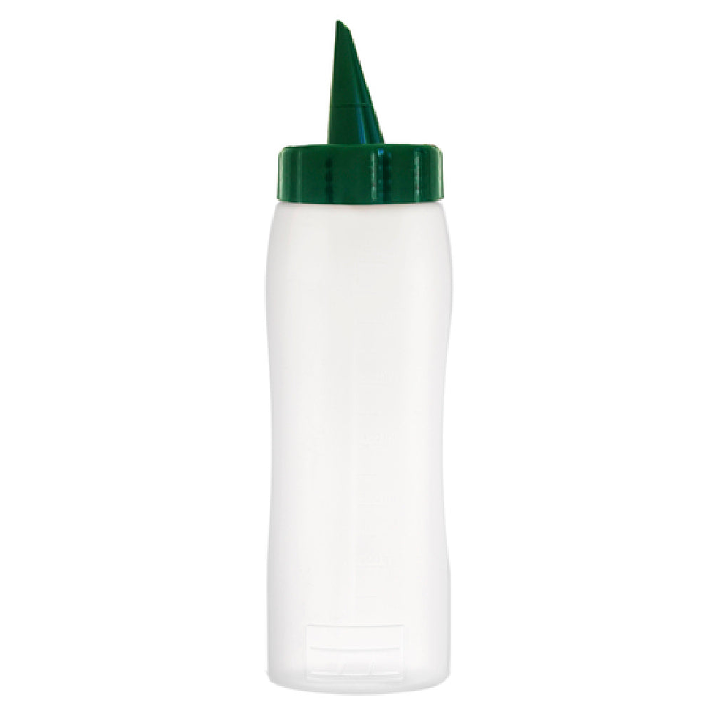 Carlisle 71278 Araven Squeeze Oil/Sauce Bottle 26 Oz. Green Cap