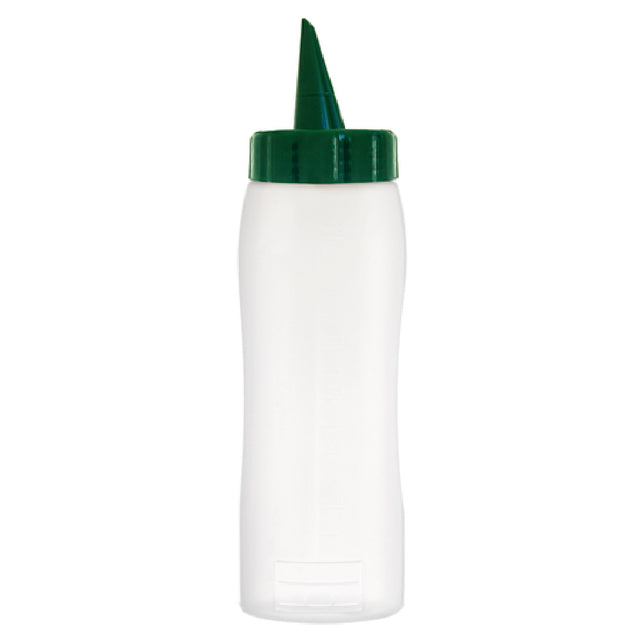 Carlisle 71278 Araven Squeeze Oil/Sauce Bottle 26 Oz. Green Cap
