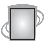 Hubert 79284 - Menu Board, 1-pocket, Wall-mount