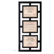 Hubert 15188 - Menu Board, Wall-mount, (3) 8-1/2" X 11" Pockets
