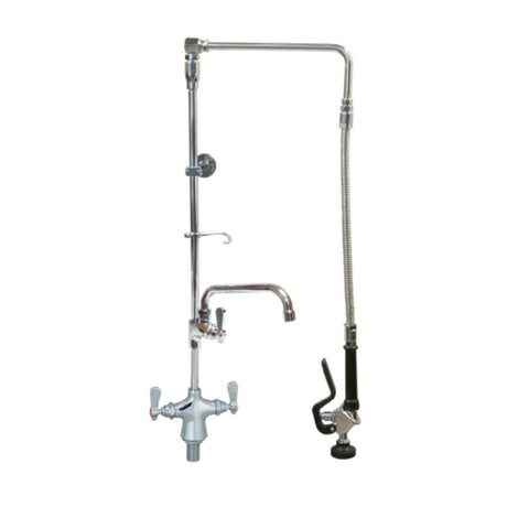 BK Resources BKF-DMSAPR-WB-AF10-G - Optiflow Swing Arm Pre-Rinse Assembly, Single Hole Deck Mount