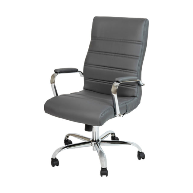 Flash Furniture GO-2286H-GR-GG Whiteney Executive Swivel Office Chair 39-1/4" To 43" Adjustable Height