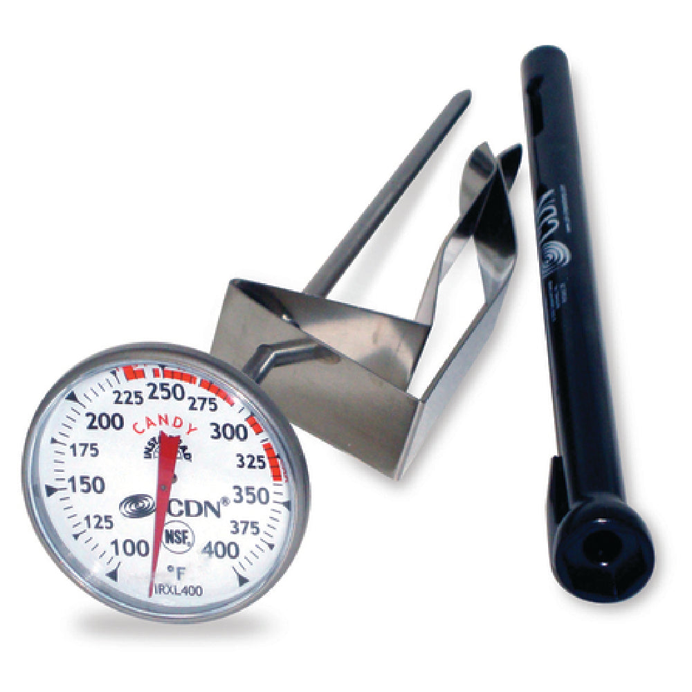 CDN IRXL400 Candy & Deep Fry Thermometer Fahrenheit Reading 100 To 400°F