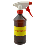 Franklin Machine Products 104-1154 Cooking Oil Spray Bottle 16 Oz. Amber Bottle