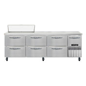Continental Refrigerator RA93SN10-D Refrigerated Base Shallow Depth Sandwich Unit