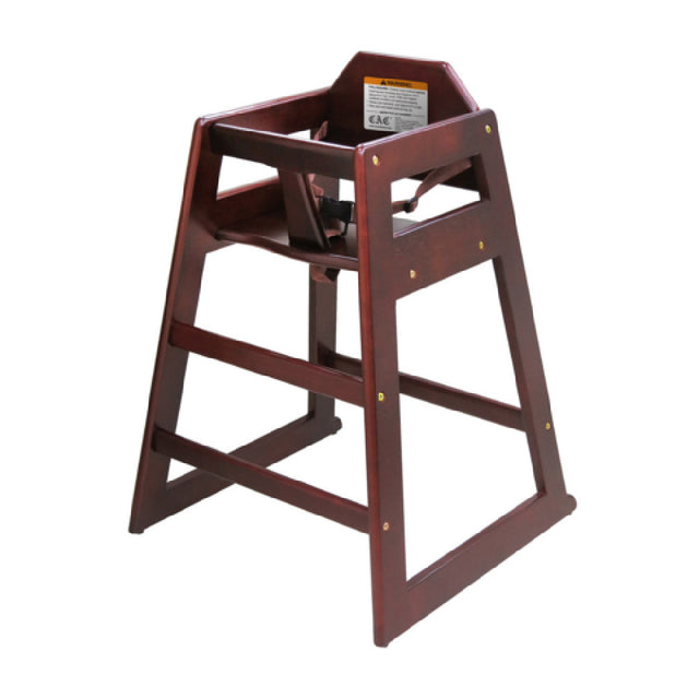 CAC China CHWH-30MAH-A High Chair Wooden 29-3/4"H