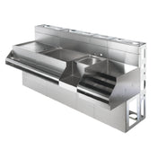 Krowne KMB-WALL - Krowne Royal Modular Bar Die, Built-in Chase Ways, All Pricing & Layouts Done By Factory Or Sales Representative (priced Per Foot) (custom Heights Not Available)