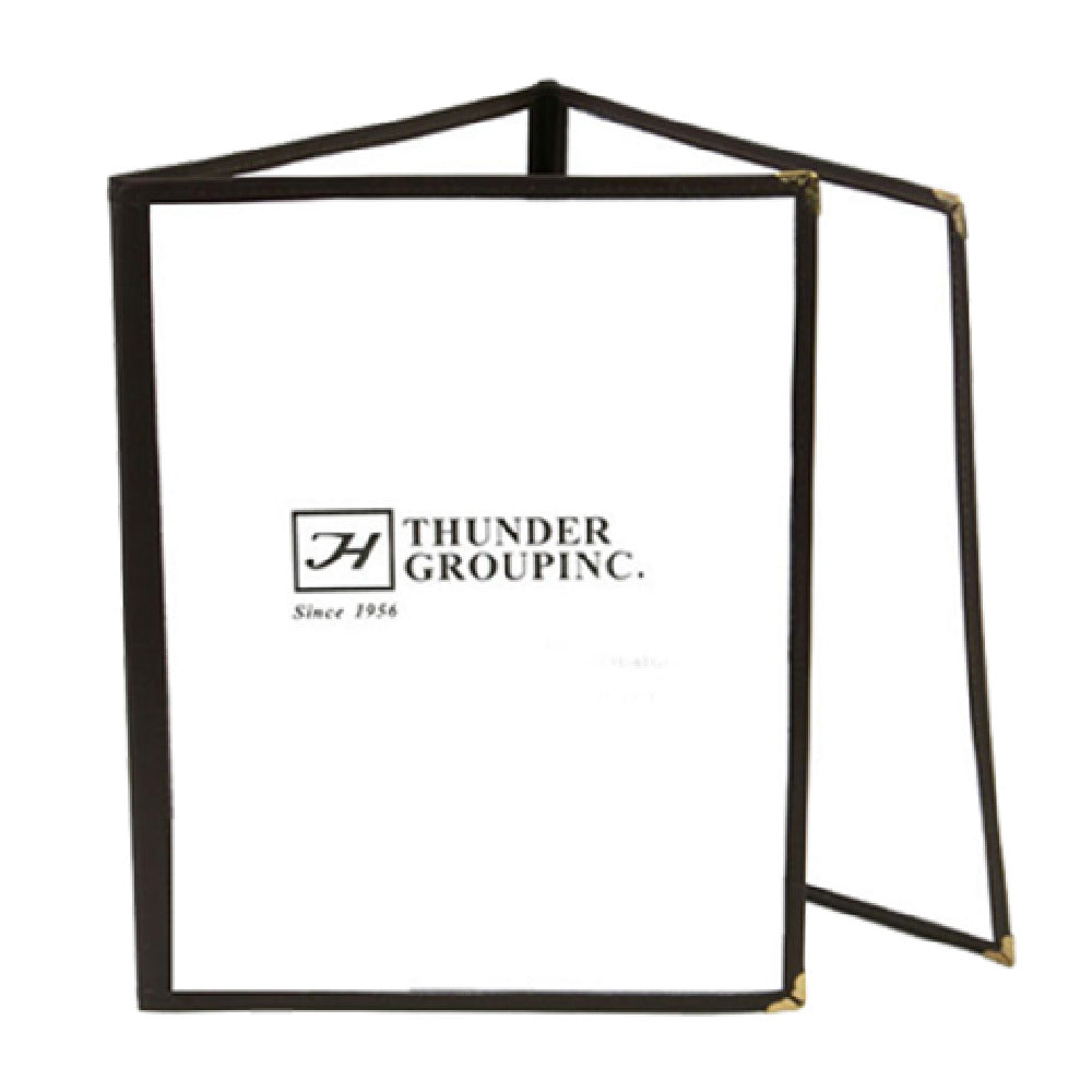 Thunder Group PLMENU-3BL Menu Cover 8-1/2" X 11" Triple-fold