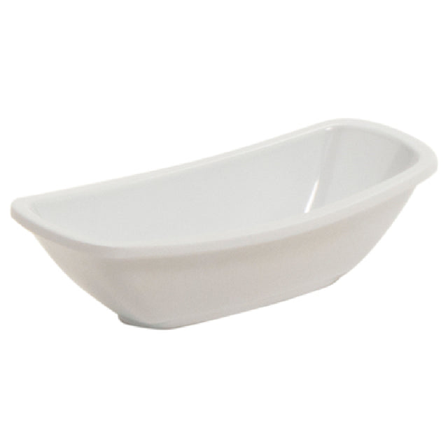 GET Enterprises OB-1-W Oval Acclaim Ramekin Sauce Cup 1 Oz. 3-3/5" X 1-4/5" X 3/4"