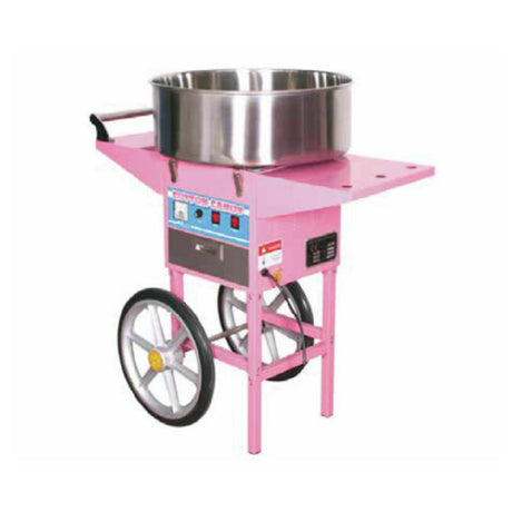 Hubert 33419 - Kratos® Cotton Candy Machine With Cart, 29 1/2"W X 20 1/2"D X 35 5/6"H