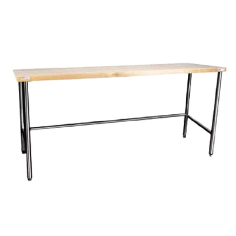 Winholt WTS3672 - Work Table, 72"W X 36"D X 34"H, Open Bar Style
