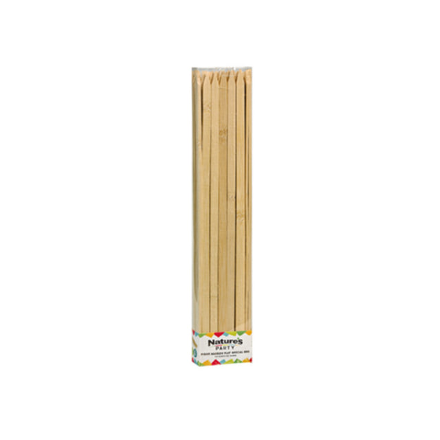 PacknWood 8NPBBFL30 - Flat BBQ Skewer, 11.81", Compostable