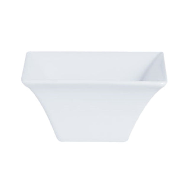 Arc Cardinal FF199 Arcoroc Square Up Flared Bowl 14.0 Oz (L:5.0'' X W:5.0'') High Alumina Porcelain