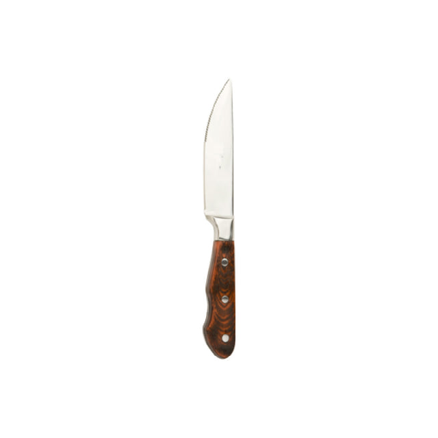 Steelite WL980528 Walco Steak Knife 5" Stainless Steel Blade Black ABS Handle (stock Item)