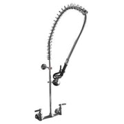 Serv-Ware PRW8-CWP-E - Serv-Ware - Plumbing - Economy Wall Mount 8 O.C. Pre-Rinse Unit - 1/2" NPT Inlets