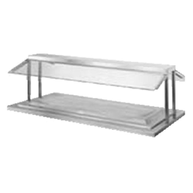 Randell RAN DBS84 Dual Sided Buffet Shield 84"W Stainless Steel Top