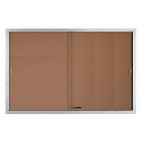 Aarco SBC4872 Bulletin Board 72"W X 48"H Enclosed