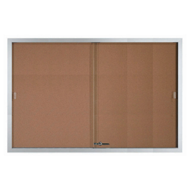 Aarco SBC4872 Bulletin Board 72"W X 48"H Enclosed