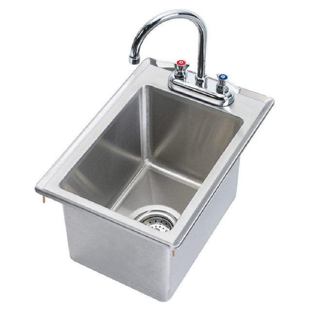 Krowne HS-1419 Drop-In Hand Sink 12"W X 18"D X 10"H OA 10" Wide X 14" Front-to-back X 10" Deep Compartment