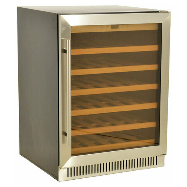 Omcan 45261 (WC-CN-0051-S) Wine Cooler (51) Bottle Capacity Single Temperature Range 37.4°F-71.6°F (3°-22°C)