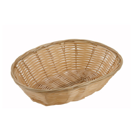 Winco PWBN-9V Woven Basket 9-1/2" X 6-1/2" X 2-3/4"H Oval