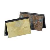 Menu Solutions METRSV Table Top Tent 3" H X 5" W "Reserved" Imprint