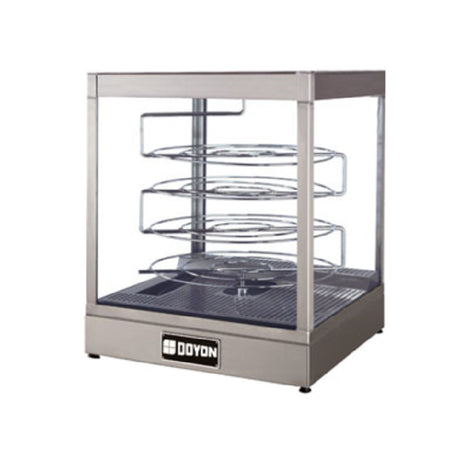 Doyon DRPR4S Food Warmer/Display Case Countertop With Revolving Four Tier Interior Rack