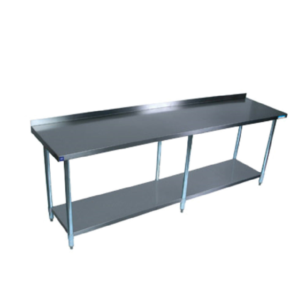 BK Resources SVTR-9630 Work Table 96"W X 30"D 18/430 Stainless Steel Top