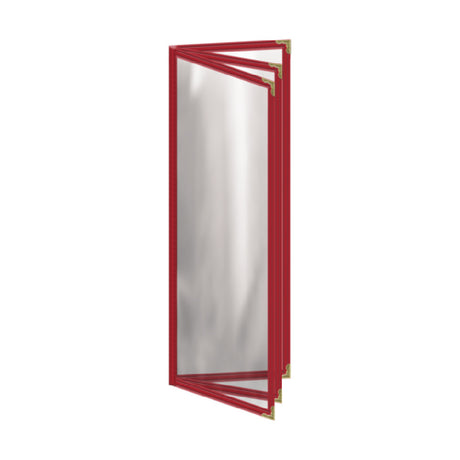 Risch TETB 4.25X14-LEATHERETTE Deluxe Sewn Leatherette Menu Cover (specify Color)
