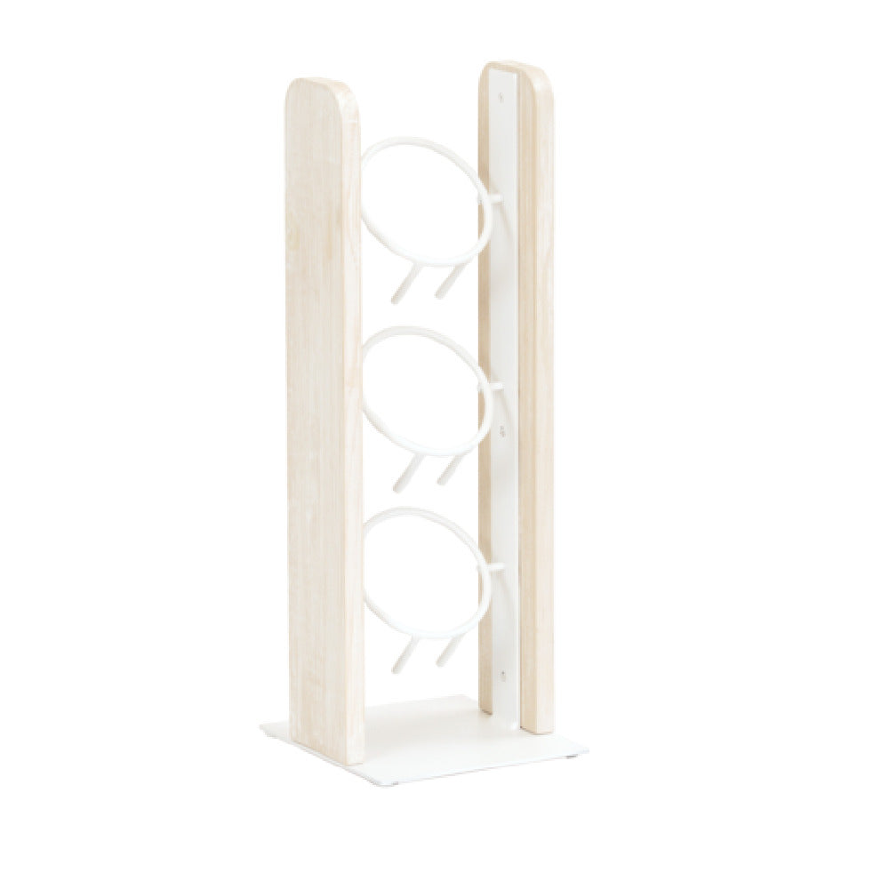 Cal Mil 3411-113 Vertical 3 Cylinder Display 7-1/4"W X 7-3/4"D X 20-1/2"H White-washed Pine Wood