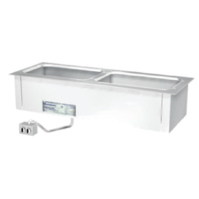 Duke ADI-2ESL_208/60/3 Slimline Hot Food Drop-In Unit Electric With (2) 12" X 20" Hot Food Well