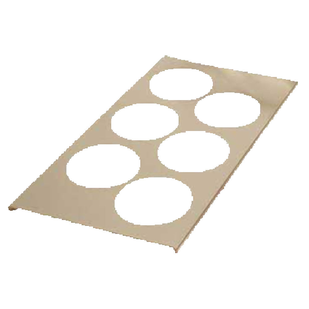 Franklin Machine Products 280-1718 FIFO Bottle Holder 6 Hole 1/3 Size Pan