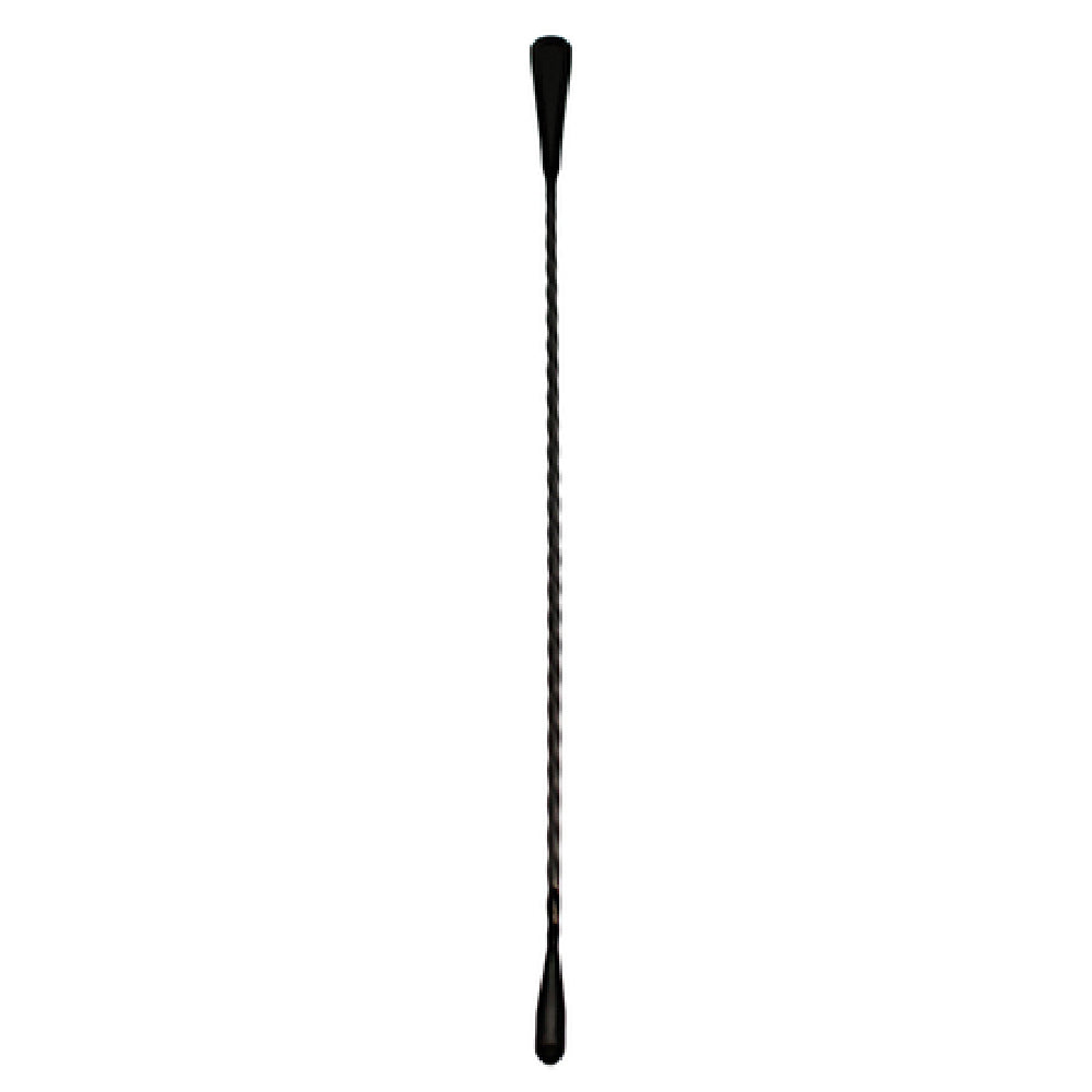 Arc Cardinal MT011 Arcoroc Mix Dual Sided Bar Teadrop Spoon Black Matte (L:15.748'' X W:0.59'')