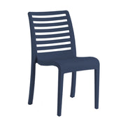 Grosfillex UT947056 - Astoria Stacking Sidechair, 20.9"W X 23.4"D X 34.7"H, Technopolymer With Air Molding Technology