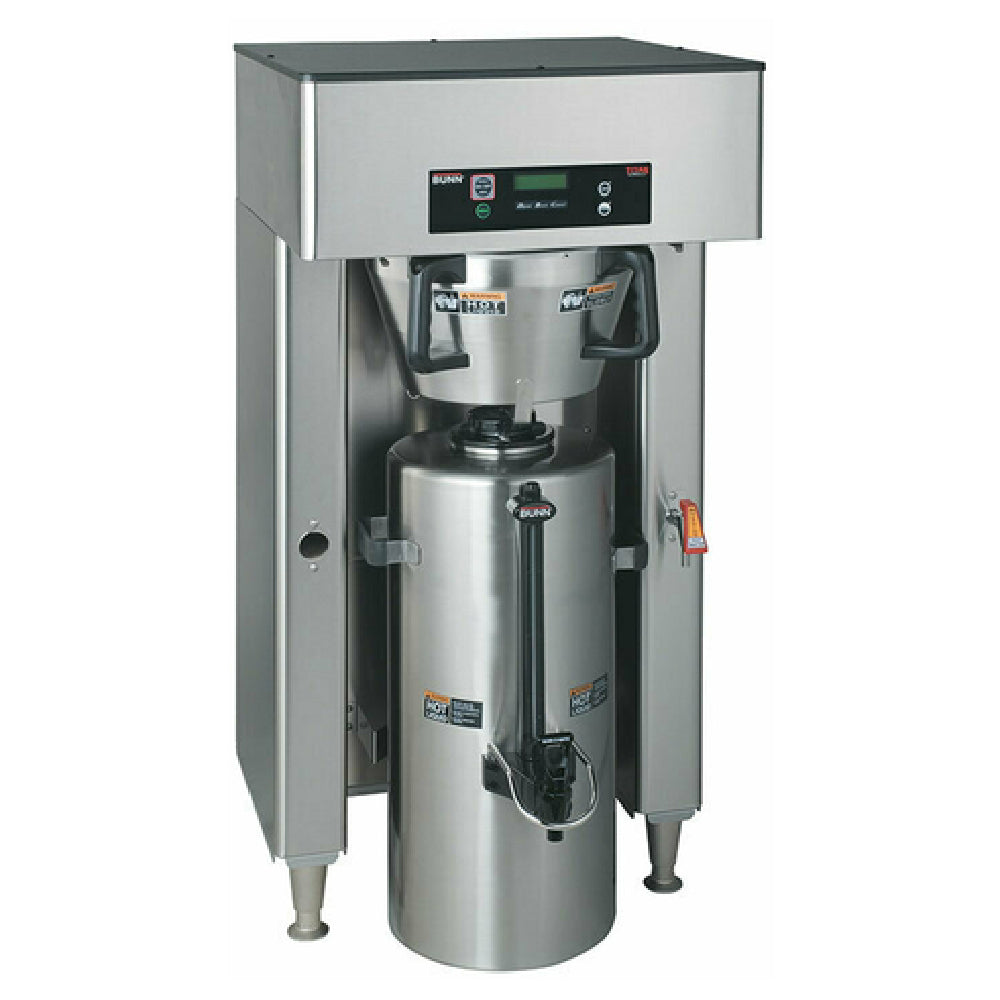 Bunn 39300.0000 Titan® Single Brewer 22.5 Gallon Per Hour Coffee Extraction Controlled With Pre-infusion & Pulse Brew