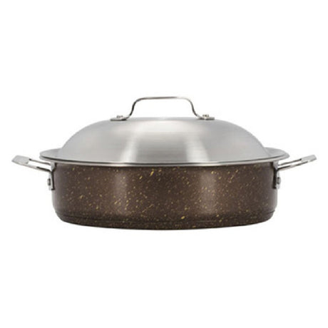 Bon Chef 60001COFFEE HotStone Cucina Saute Pan 4 Qt. 11-3/16" Dia. X 2-7/8" H