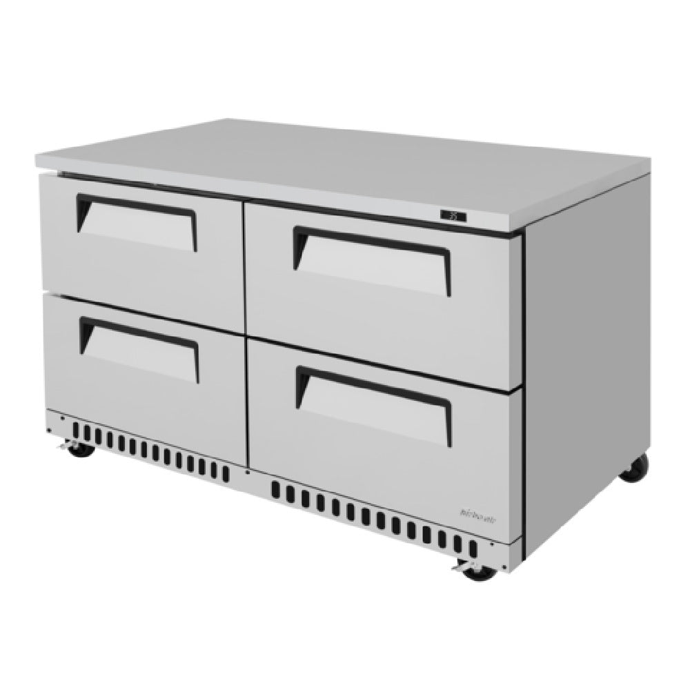 Turbo Air TUR-60SD-D4-FB-N Super Deluxe Series Undercounter Refrigerator Front Breathing Airflow