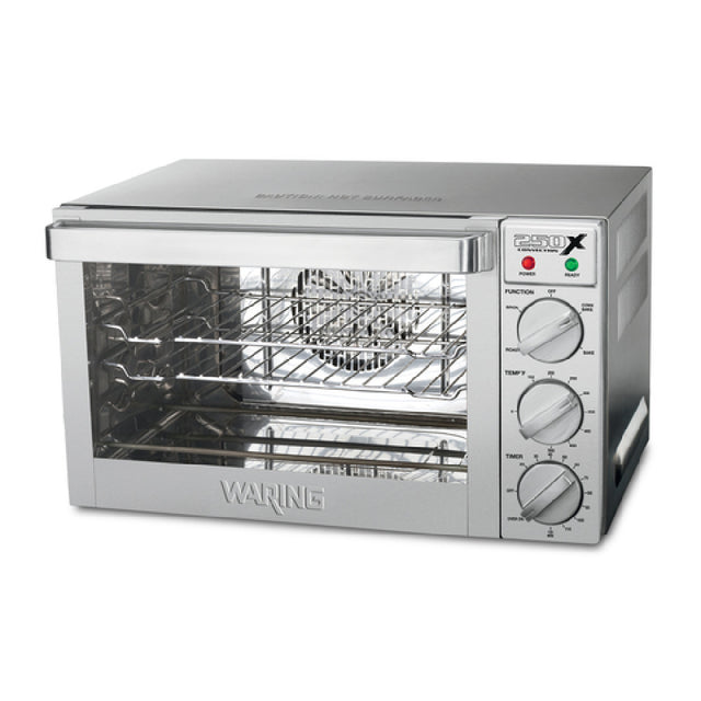 Waring WCO250XKSDI Commercial Convection Oven Countertop 21"W X 19"D X 12"H