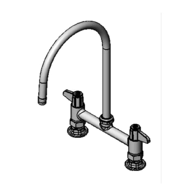 T&S Brass 5F-8DLS09 Equip Faucet Swivel 8"