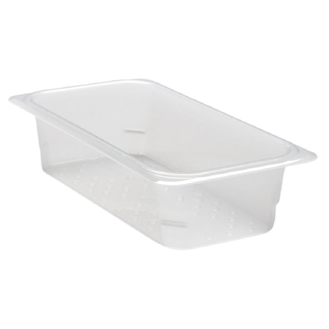 Cambro 33CLRPP190 Food Pan Colander 6-15/16" X 12-3/4" X 3" Deep Fits 1/3 Size Food Pans