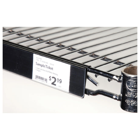Hubert 25658 - Edge View™ Wire Shelf Label Holder For Metro® Shelving - 44"L X 1 1/4"H