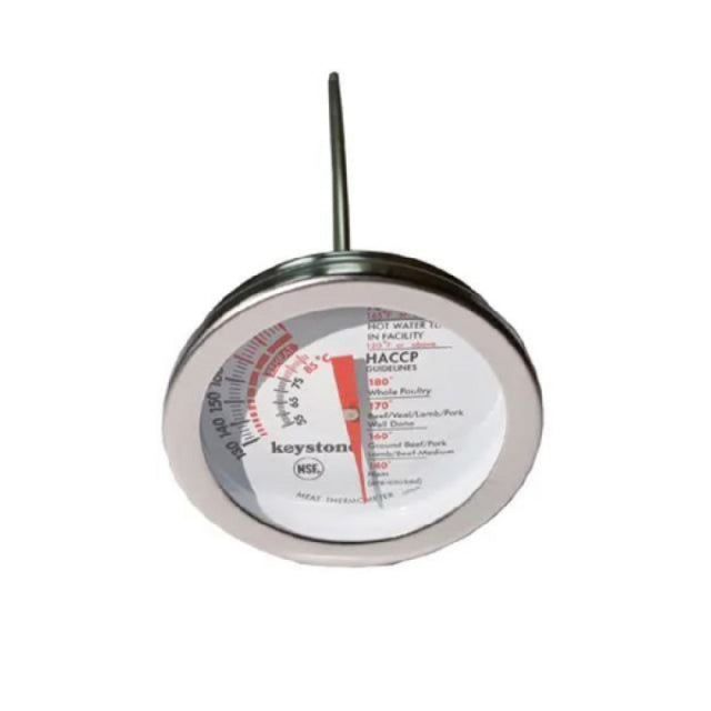 Hubert 43788 - Meat Thermometer, 5"W, Keystone Cookware