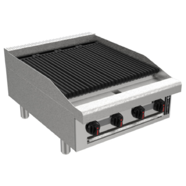 Venancio R24CT-24C_LP Radiant Charbroiler Gas Countertop