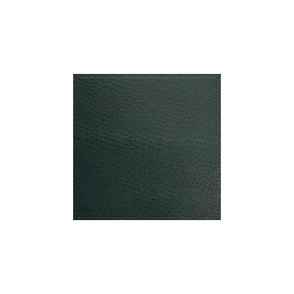 Risch COASTER-CH 4X4 - Chesterfield Ostrich Texture Faux-leather Coaster (specify Color)