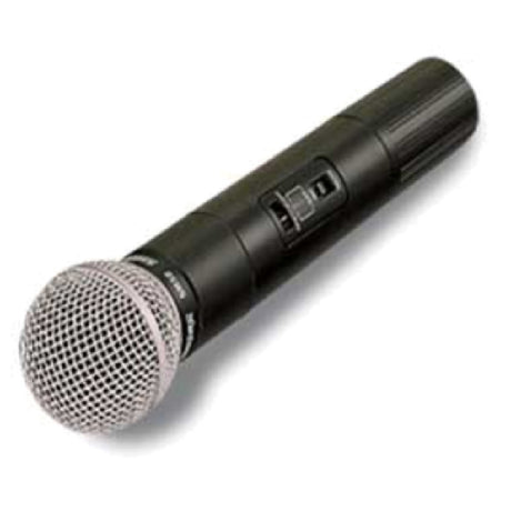 Forbes Industries 6072-WH Handheld Wireless Microphone With Transmitter