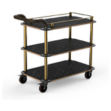 Steelite MGCRNX02MBXX Mogogo Buffet Solutions Roll'n Service Cart 41-1/2" X 21" X 36"H