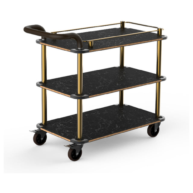 Steelite MGCRNX02MBXX Mogogo Buffet Solutions Roll'n Service Cart 41-1/2" X 21" X 36"H