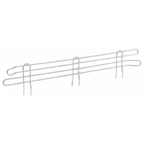 Klinger's Trading SLEDGE18-CHROME Shelf Ledge For Wire Shelf 18"W X 5-1/2"H