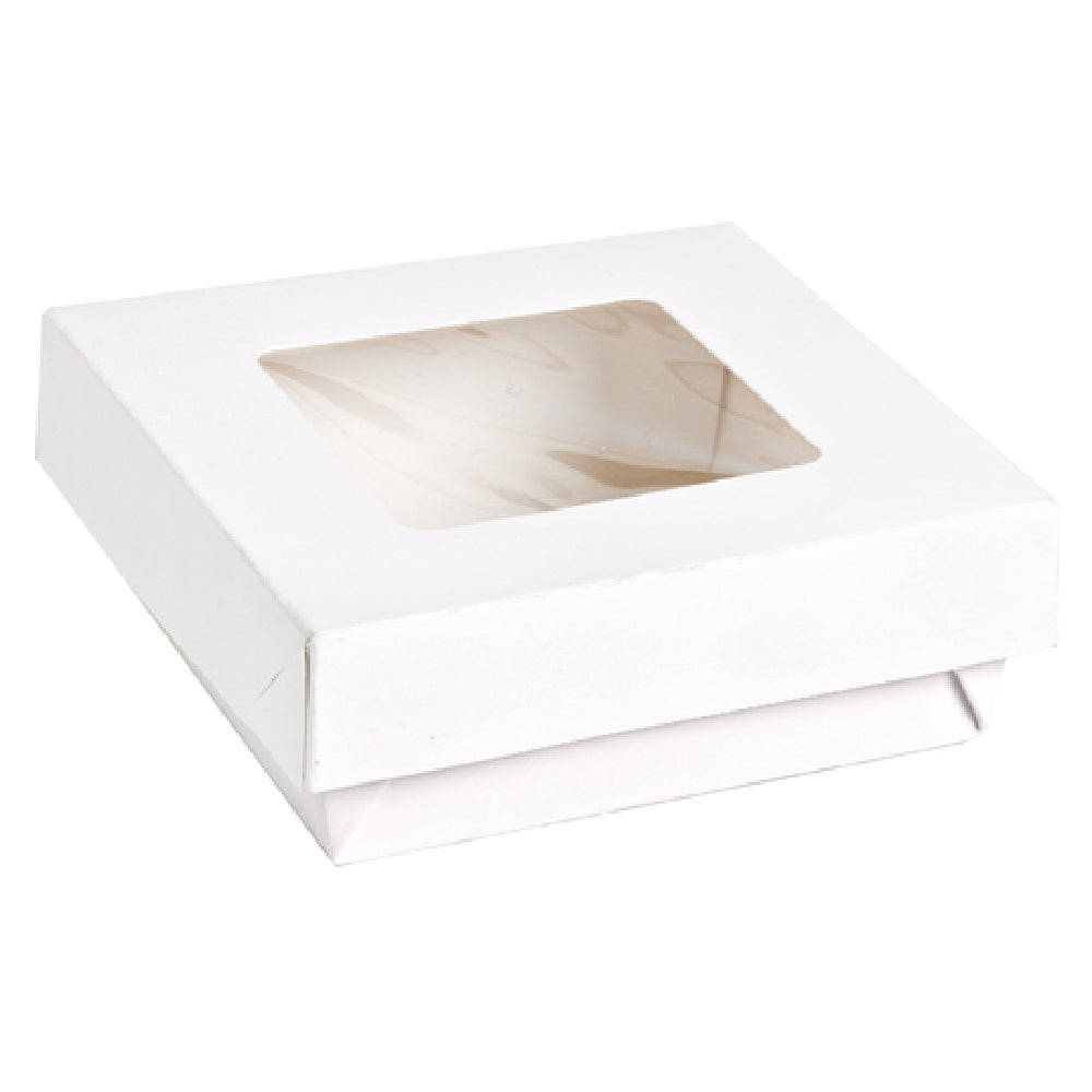 PacknWood 210KRAYWH135 - Kray Take Out Box, 22 Oz., Base: 4.7" X 4.7" X 2"